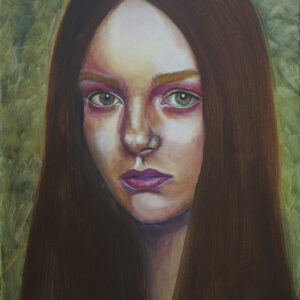 thumbnail of Oil on canvas by Helen Lee titled Portrait.