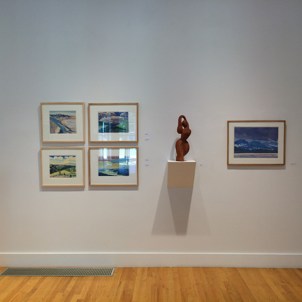 Photograph of Natural Resources artwork in exhibit