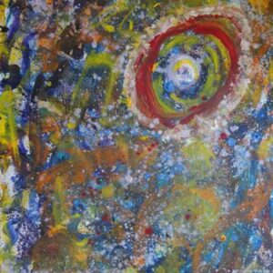 thumbnail of Oil on canvas by Lisa Baw titled The Eye is the Window to the Universe.
