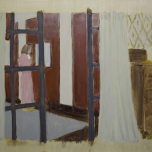 thumbnail of Oil on panel by A. Coffey untitled Interior (After Cassavetes I).