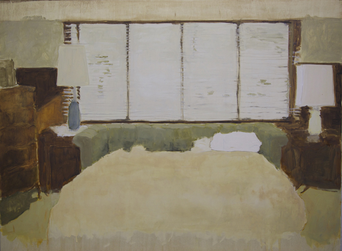 thumbnail of Oil on panel by A. Coffey untitled Interior (After Cassavetes II).