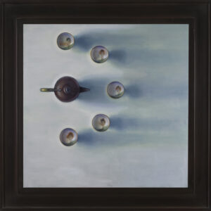 thumbnail of Oil on canvas by Liz Di Giorgio titled Spring Tea.