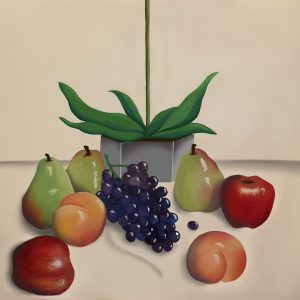 thumbnail of Still-life by Jenica Jones. Medium: Oil on canvas. Size 20 x 20 inches Date 2020