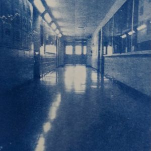 thumbnail of Untitled Interior by Benjamin Brown. Medium: Cyanotype. Size 7.5 x 5.5 inches Date 2020