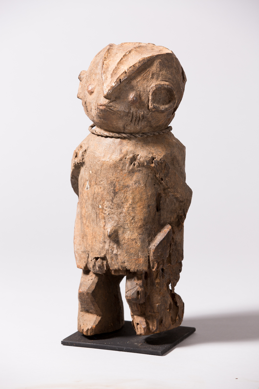 thumbnail of Male Figure from Northwestern Cameroon: Kaka. medium: Wood, twine. date: early 20th century