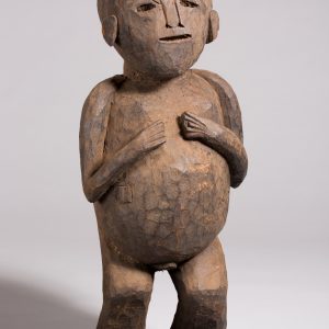 thumbnail of Male Commemorative Figure from Western Grassfields, Bamileke: Dschang. medium: Wood. date: early 19th century