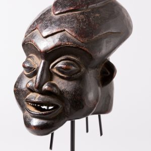 thumbnail of Female Helmet Mask from Northwestern Grassfields: Kom. medium: Wood. date: early 20th century