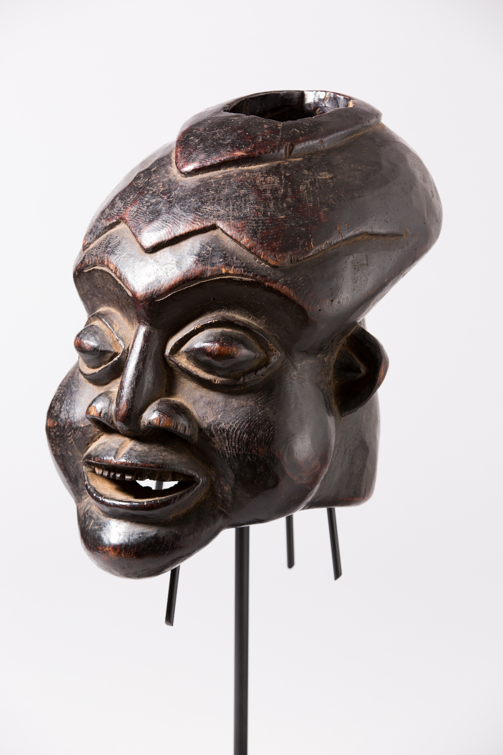 thumbnail of Female Helmet Mask from Northwestern Grassfields: Kom. medium: Wood. date: early 20th century