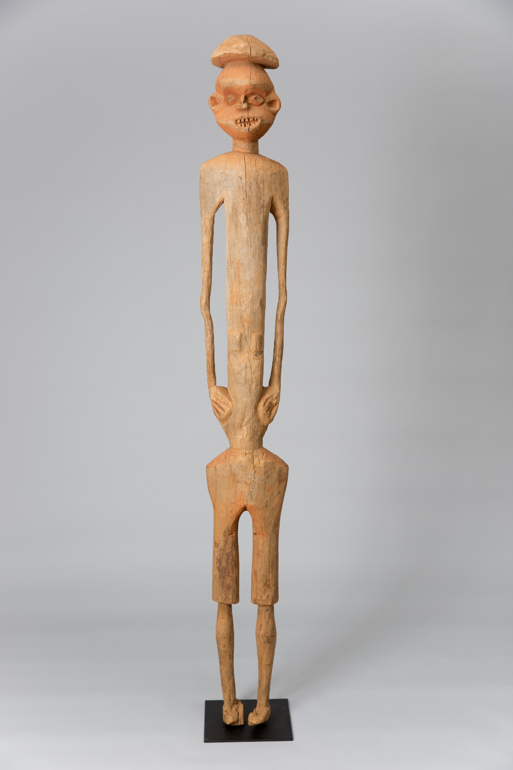 thumbnail of Male Figure from Northwestern Grassfields, Bamileke: Bandjoun. medium: Wood. date: early 20th century