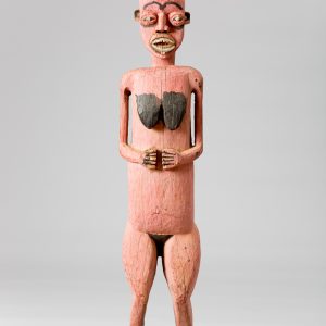thumbnail of Female Figure from Northwestern Grassfields: Nkambe. medium: Wood, pigments. date: early 20th century