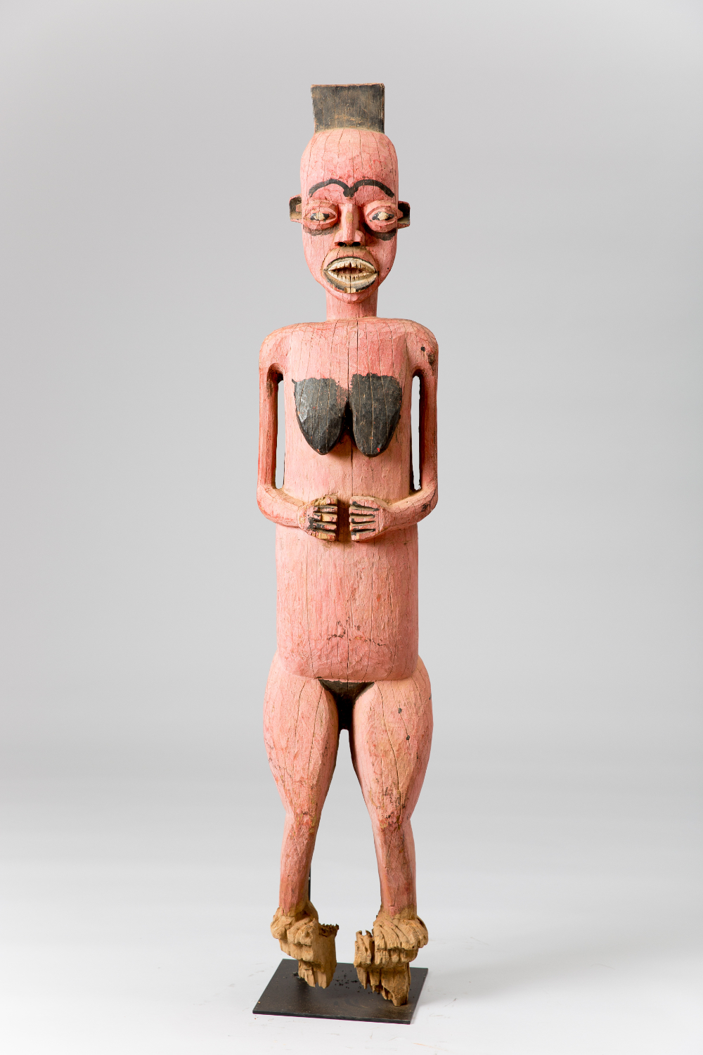 thumbnail of Female Figure from Northwestern Grassfields: Nkambe. medium: Wood, pigments. date: early 20th century