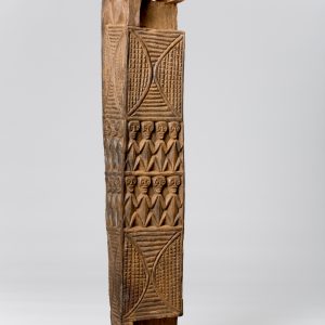 thumbnail of Window Frame (one side) from Northern Grassfields · Wum. medium: Wood. date: Early 20th century