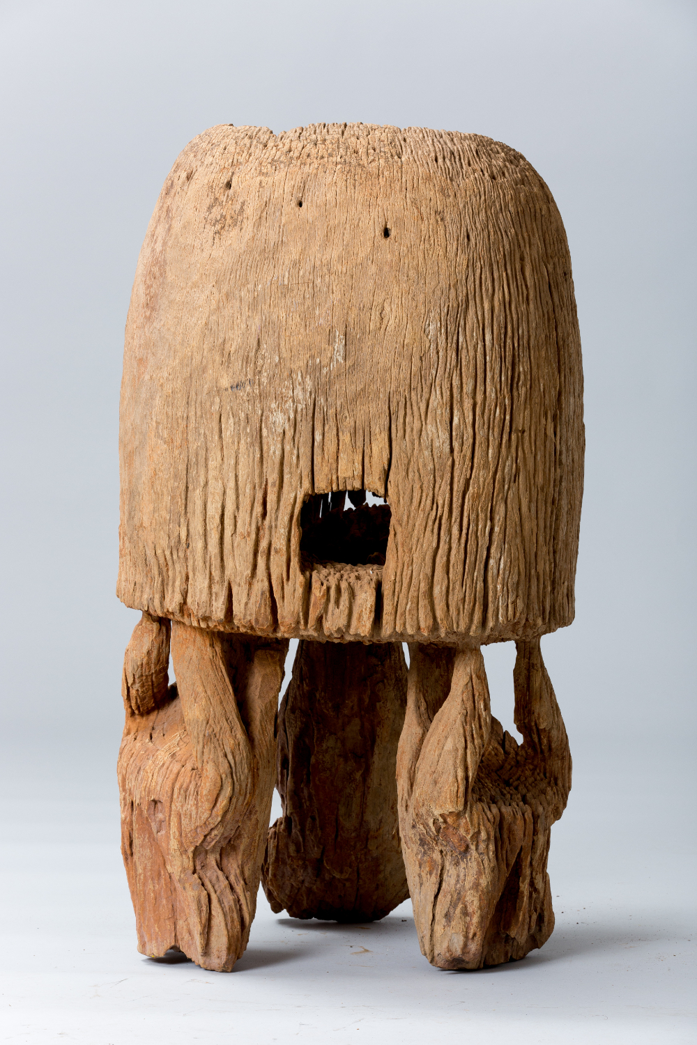 thumbnail of Royal Drum from Western Grassfields, Bamileke: Bangwa. medium: Wood. date: early 19th century