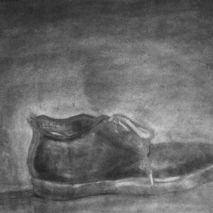 thumbnail of Tribute to Roxie by Steve Hernandez. medium: graphite powder & pencil. date: 2013. dimensions: 18 x 24 inches
