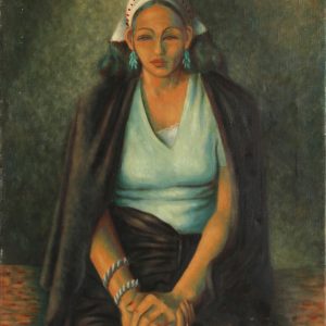 thumbnail of Untitled by Marcel Salinas. medium: Oil on canvas. date: 1945. dimensions: 58.4 x 48.2 cm
