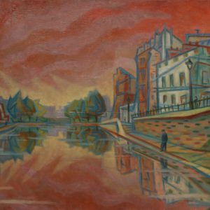 thumbnail of Untitled by Marcel Salinas. medium: Oil on canvas. date: 1947. dimensions: 53.34 x 74.93 cm