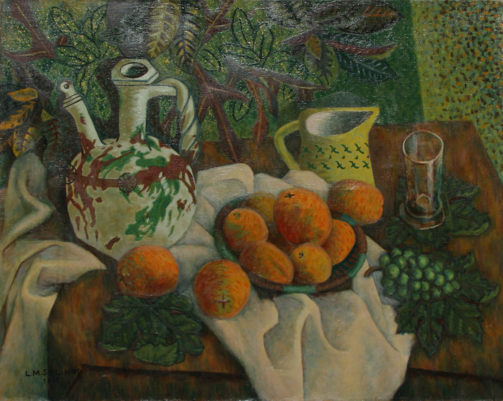 thumbnail of Nature morte by Marcel Salinas. medium: oil on canvas. date: 2945. dimensions: 73.6 x 91.4 cm