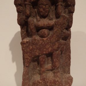 thumbnail of Durga Mahisasuramardini (Mother goddess) from Mathura region Sikri. medium: sandstone. date: 1st century A.D.