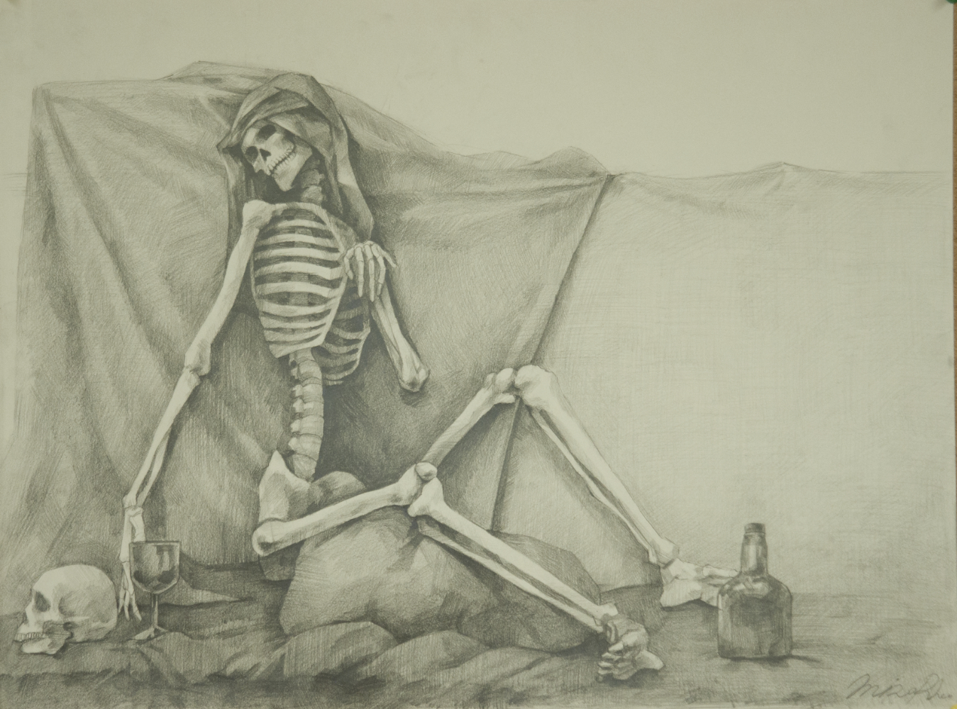 thumbnail of Untitled by Miso Rhee. medium: graphite. date: 2011. dimensions: 18 x 24 inches