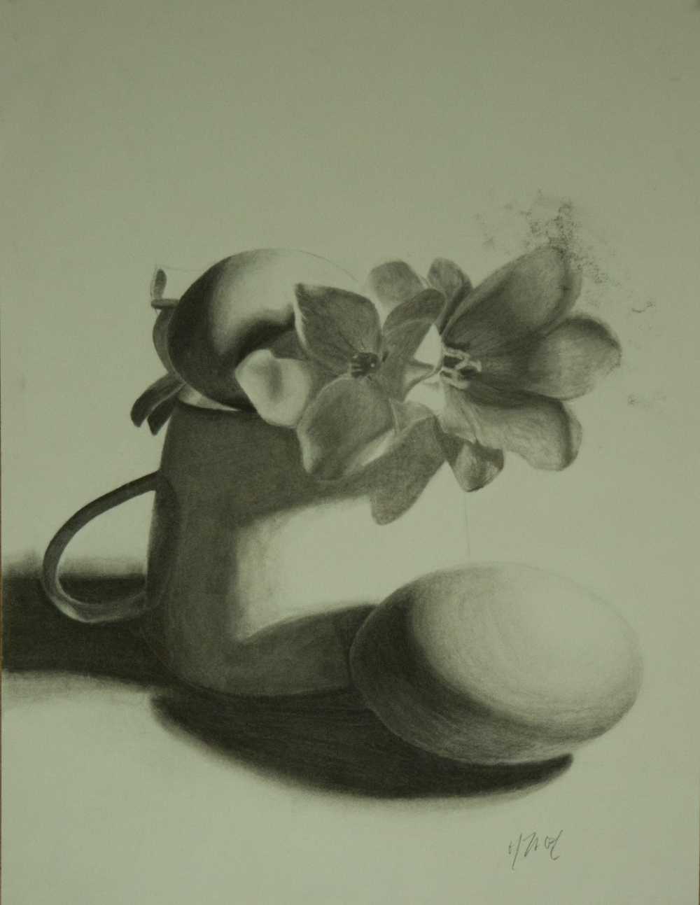 thumbnail of Untitled by Ga Youn Lee, medium: charcoal. date: 2011