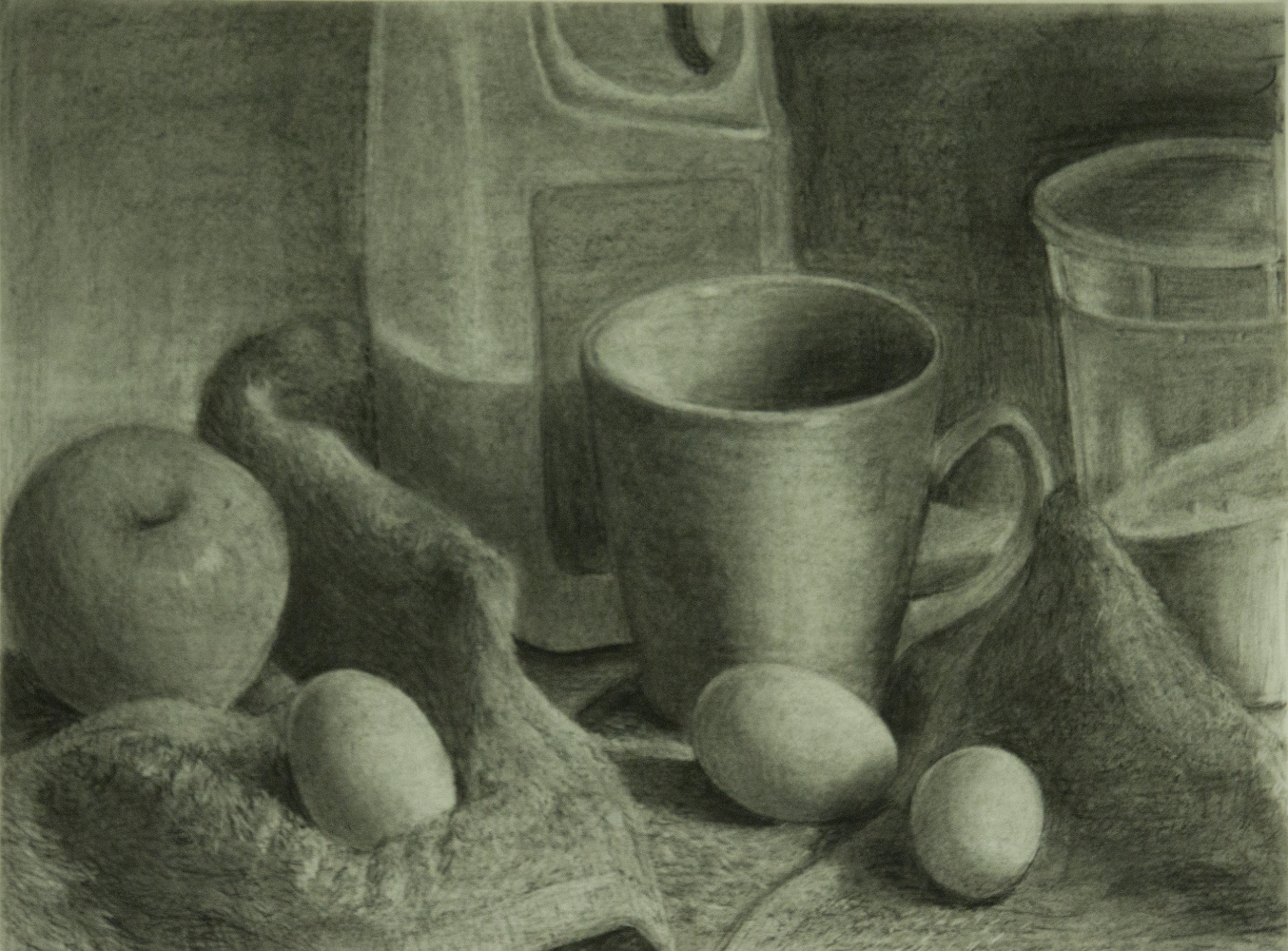 thumbnail of Untitled by Tract Leung. medium: charcoal. date: 2011. dimensions: 18 x 24 inches