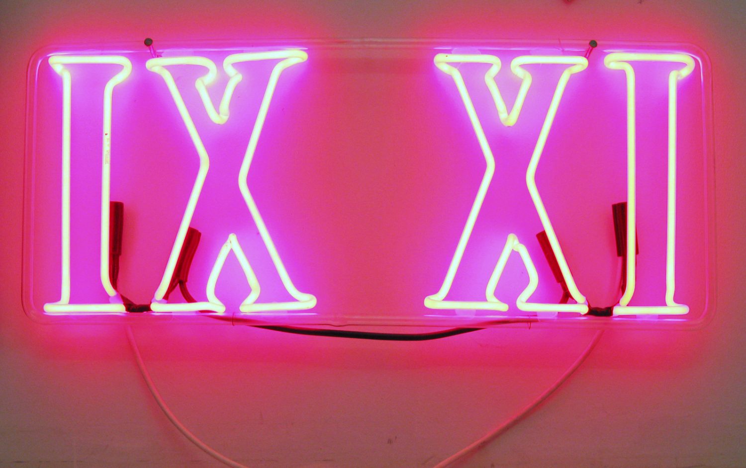 thumbnail of Neon Red Â IXXI. medium: neon sign. date: 2011. dimensions: 11 x 26 inches