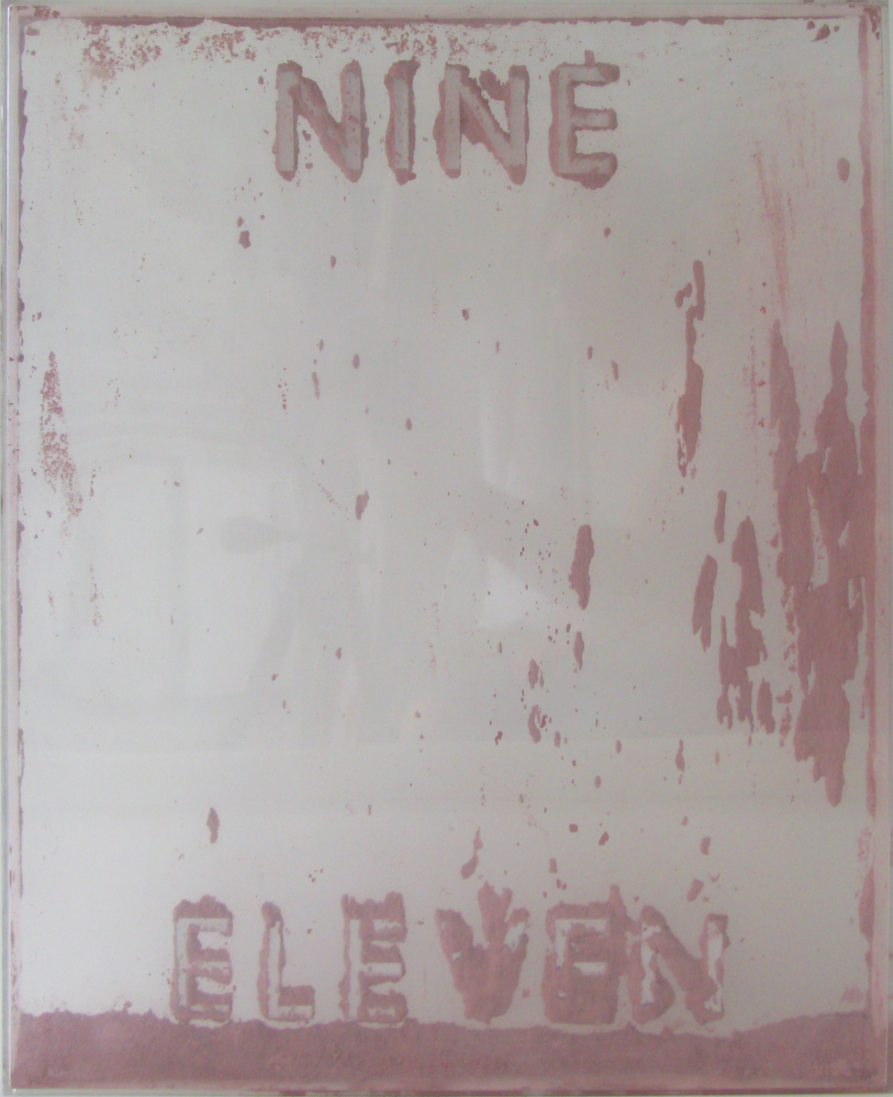 thumbnail of Box Pink Moving Ashes (nine eleven). date: 2011. dimensions: 20 x 16 x 1.5 inches