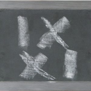 thumbnail of Caulkboard written with IXXI. date: 2011. dimensions: 7.25 x 9.5 inches