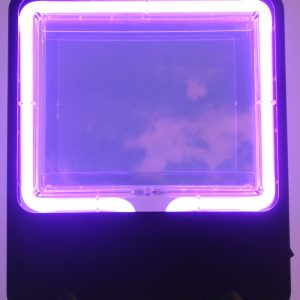 thumbnail of Sky installation made of shadow box, neon lights frame. date: 2011. dimensions: 10 x 8 x 1 inches