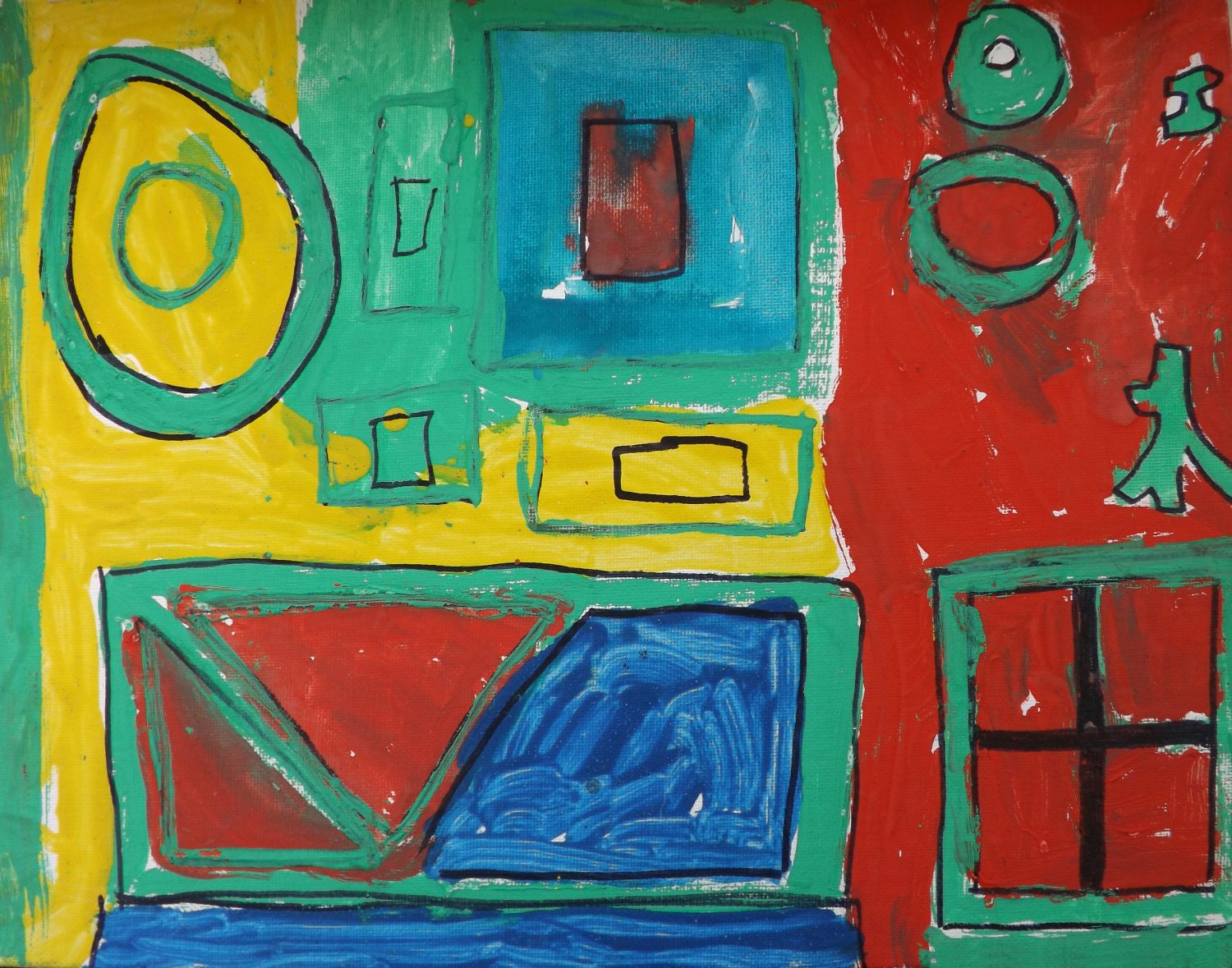 thumbnail of Home Away From Home by John S. Medium: Acrylic on canvas. Date 2014