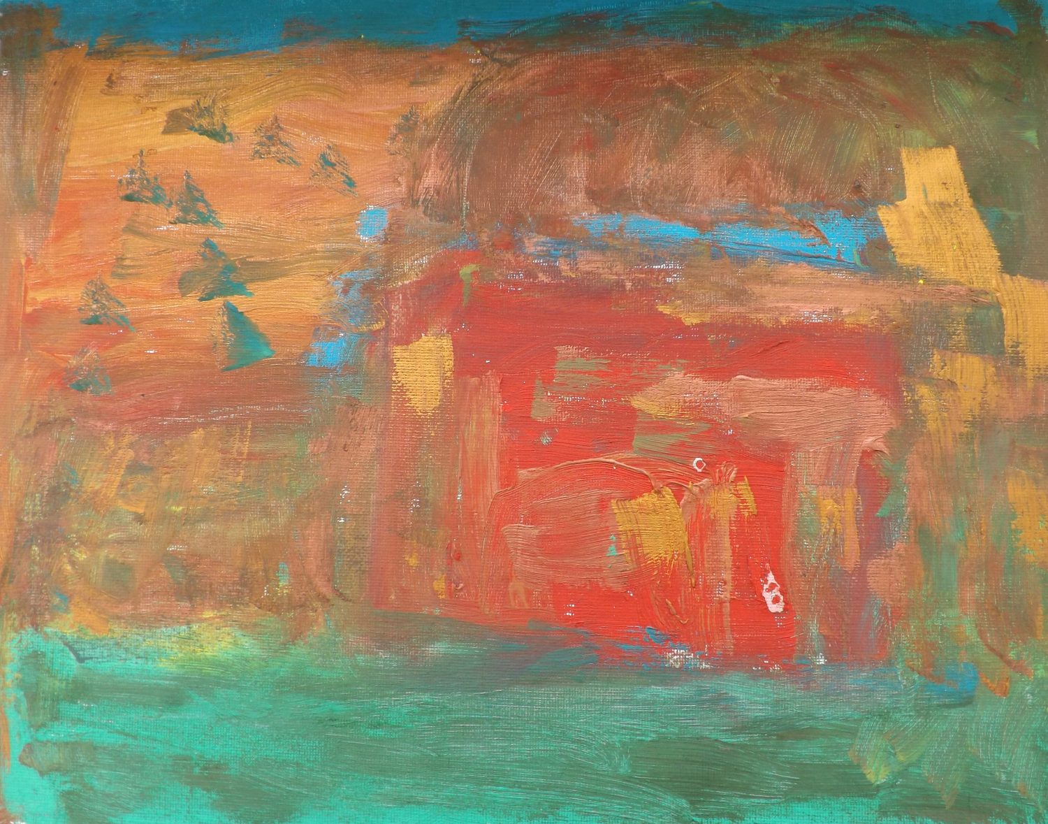 thumbnail of Iris Hill Day Hab by Louise S. Medium: Acrylic on canvas. Date 2014