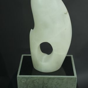 thumbnail of Soaring by Jerry Schiff. Medium: Alabaster. Size 20 inches Date 2009