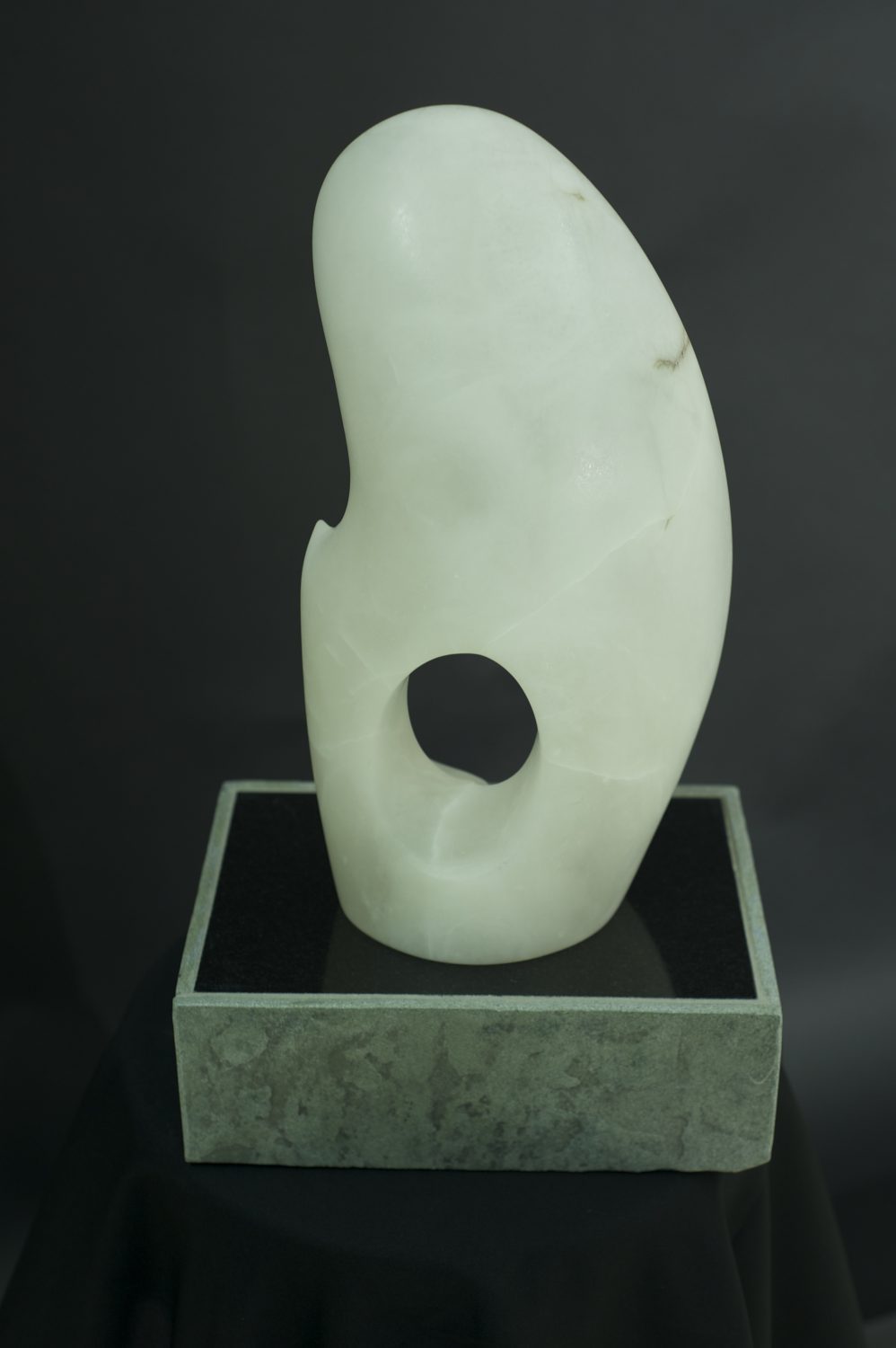 thumbnail of Soaring by Jerry Schiff. Medium: Alabaster. Size 20 inches Date 2009