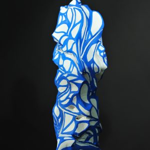 thumbnail of Wave by Junhao Zang. Medium: Plaster and Paint. Size 14 inches Date 2014