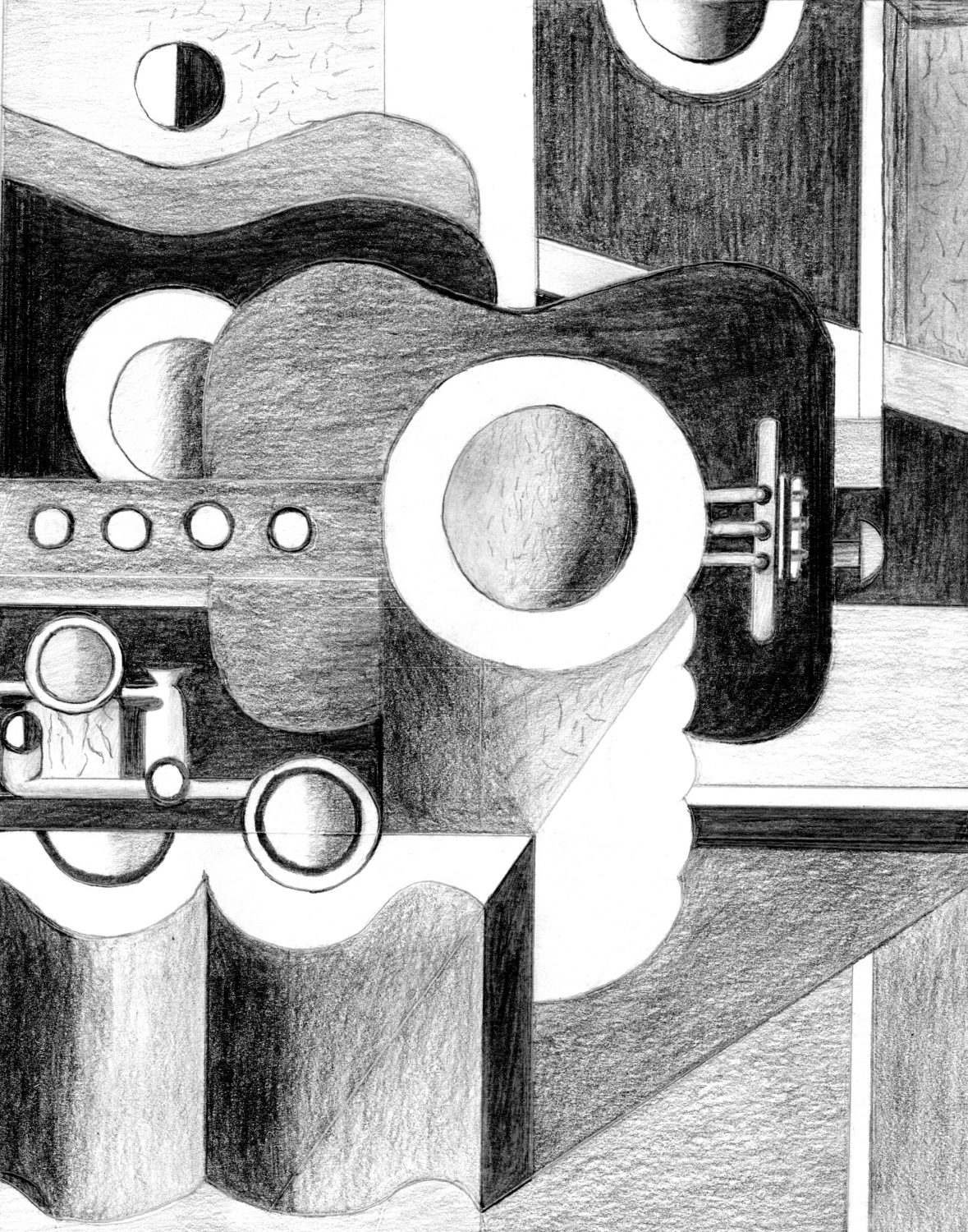 thumbnail of Value by Kun Suk Hare. Medium: Graphite on Paper. Size 17 x 14 inches Date 2014