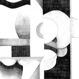 thumbnail of Abstract Drawing by Mariel Torres. Medium: Graphite on Paper. Size 17 x 14 inches Date 2014