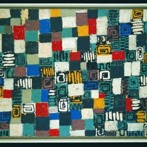 thumbnail of Â Untitled by Lee Krasner. Medium: Oil on Linen. Size 38 x 30 in Date 1949