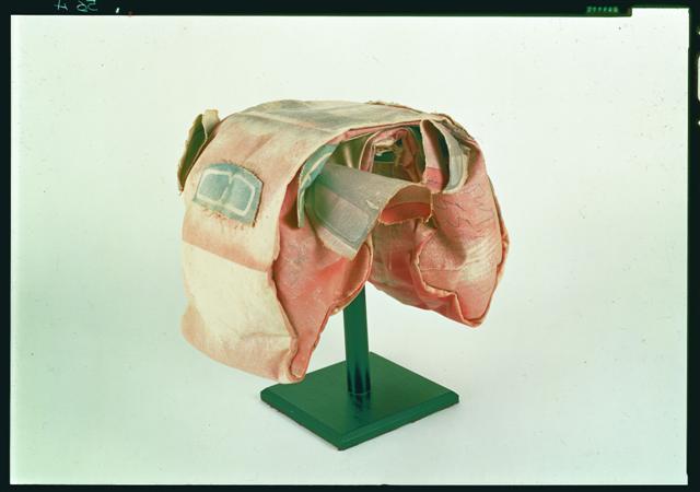 thumbnail of Soft Airflow Scale by Claes Oldenburg. Medium: Mixed Media on Canvas. Medium: Mixed Media on Canvas. Size 22 ¼ x 11 ¾ in Date 1965