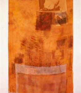 thumbnail of Untitled (Hoarfrost Series) by Robert Rauschenberg. Medium: Mixed Media. Size 86 x 46in Date 1975