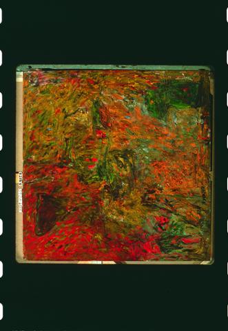 thumbnail of Y + R by Milton Resnick. Medium: Oil on Canvas. Size 67 x 68 in Date 1958