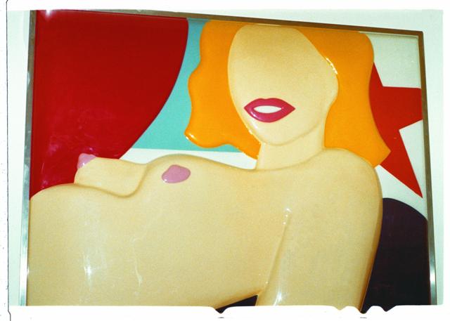 thumbnail of Nude # 75 by Tom Wesselmann. Medium: Vacu-Form Plastic. Size 44.5 x 53 x 3 in Date 1965