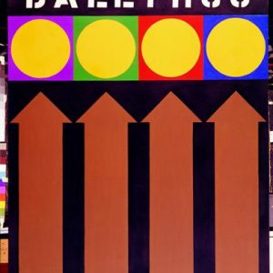 thumbnail of Ballyhoo by Robert Indiana. Medium: Oil on Canvas. Size 60 x 48 in Date 1961
