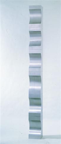 thumbnail of Column in Six Parts by Carol Ross. Medium: Aluminum. Size 108 x 10 x 9 5/8 in Date 1992