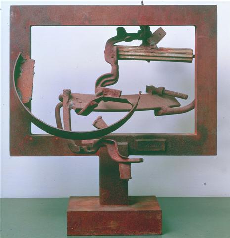 thumbnail of Untitled by Richard Stankiewicz. Medium: Welded Steel. Size 19 3/4 x 18 x 14 in Date 1981