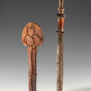 thumbnail of Sword and scabbard from the Suku, Democratic Republic of the Congo