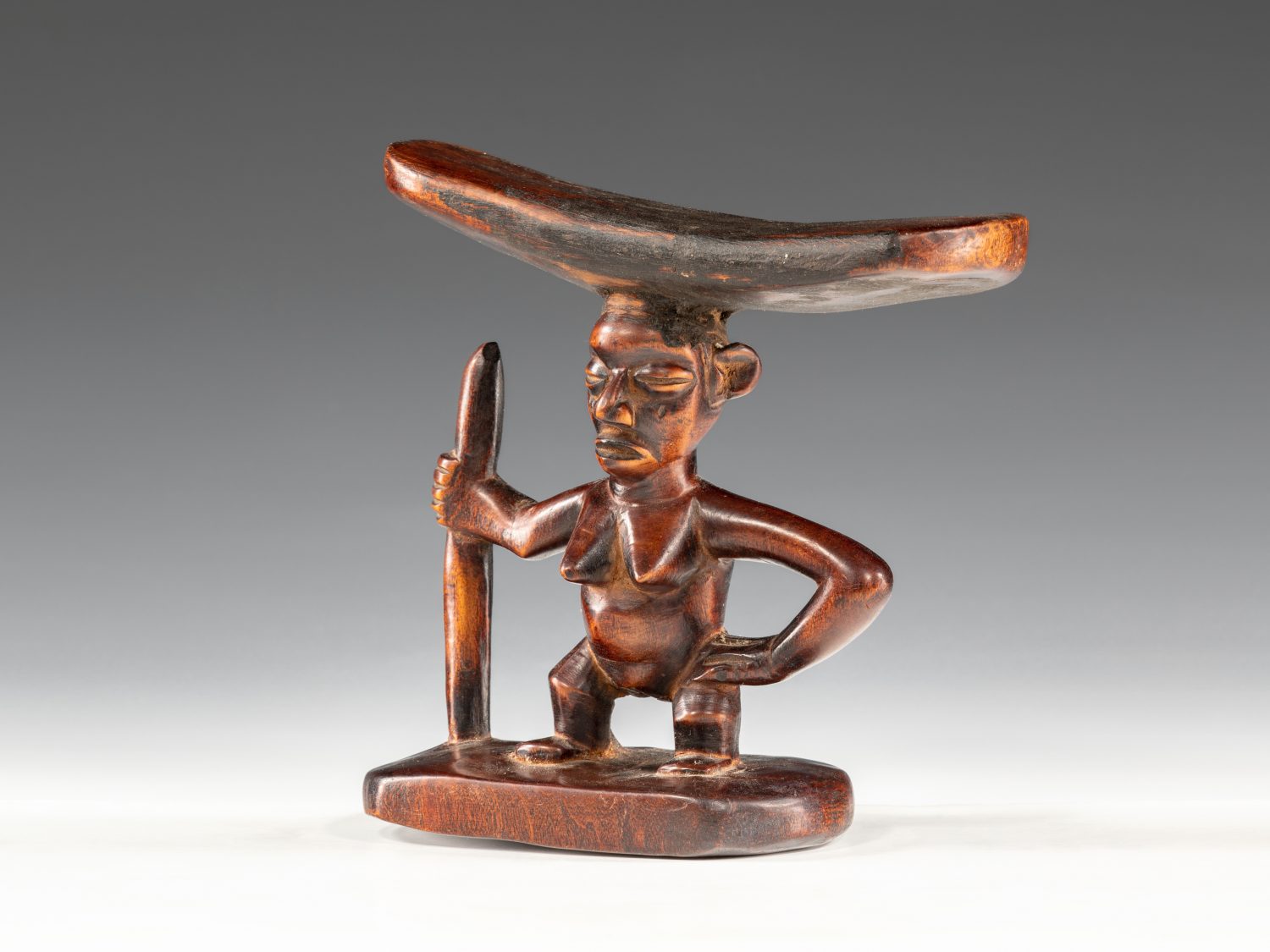 Neckrest from the Yaka, Democratic Republic of the Congo