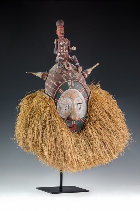 Helmet Mask from the Yaka, Democratic Republic of the Congo