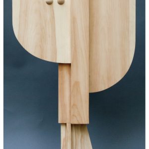 thumbnail of Female Figure by American artist Norman Gorbaty. Medium: pine wood. dimensions: 36 x 21 x 7 inches. date: 2007