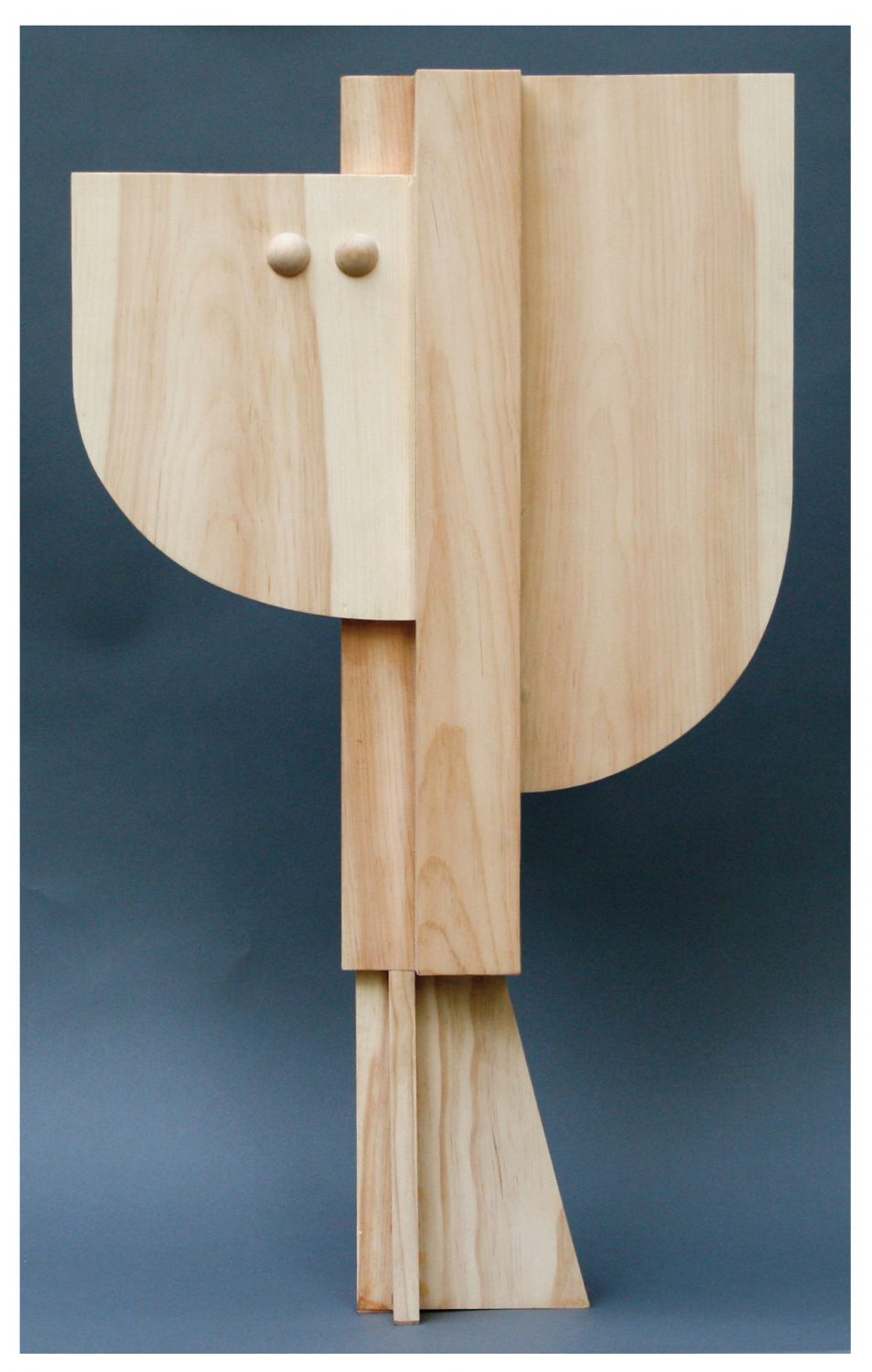 thumbnail of Female Figure by American artist Norman Gorbaty. Medium: pine wood. dimensions: 36 x 21 x 7 inches. date: 2007