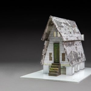 thumbnail of Detail of Sabri Oner Model of a Cottage. medium: Foam core, polychrome. date: 2018